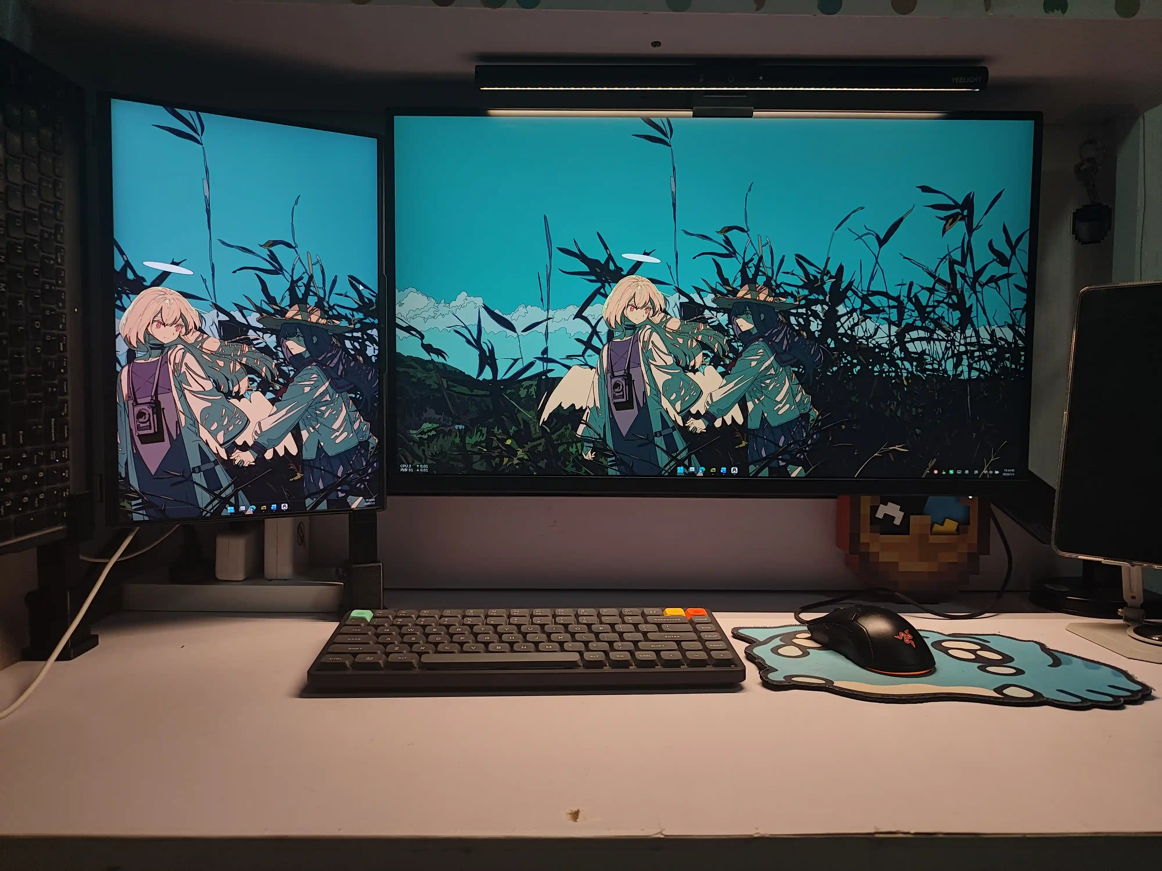 出租屋的桌面环境(2026年1月)